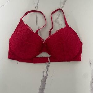 Victoria's Secret Vibrant Red Lace Bra
